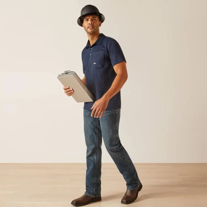 Men Workwear Ariat Rebar Foreman Navy Men Workwear Ariat Rebar Foreman Navy