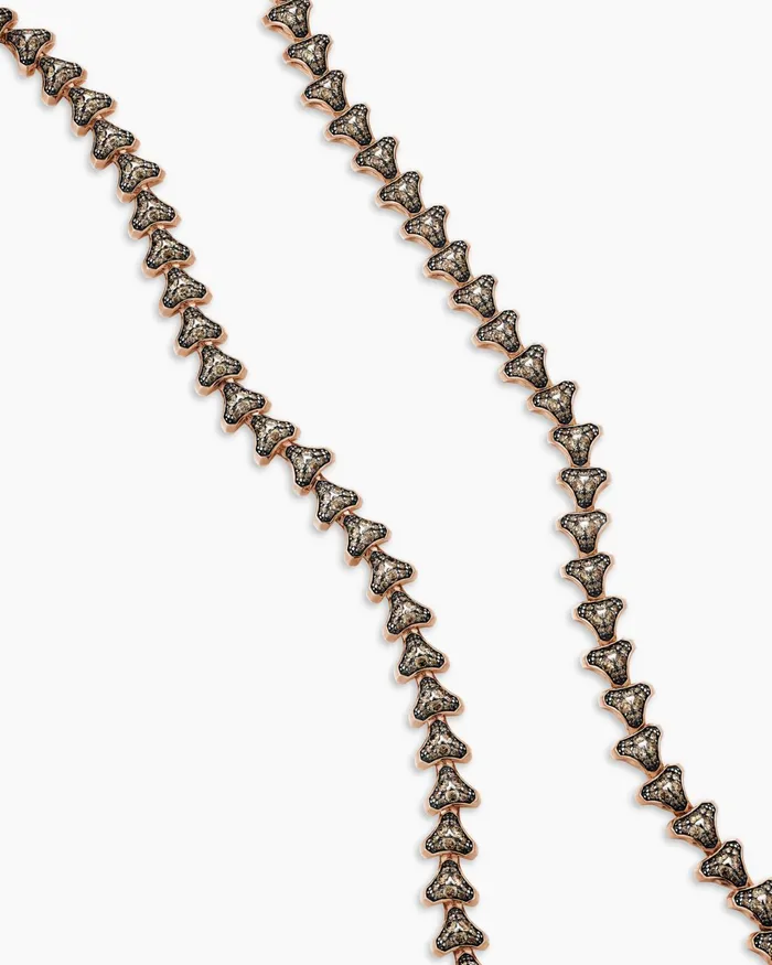 Mens Armory Necklace In 18K Rose Gold 95mm Men David Yurman Chains Mens Armory Necklace In 18K Rose Gold 95mm Men David Yurman Chains
