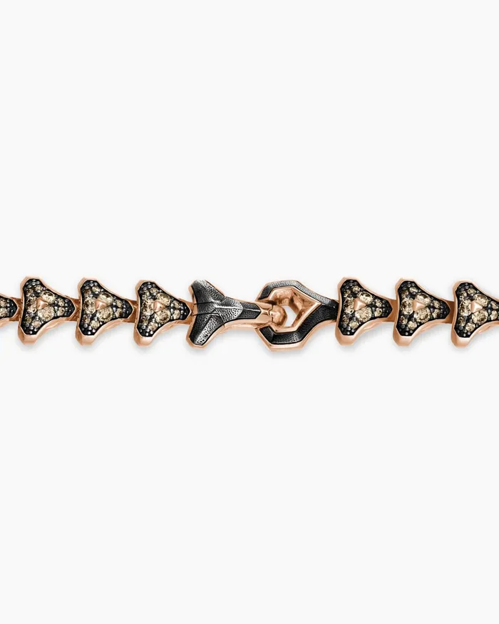Mens Armory Necklace In 18K Rose Gold 95mm Men David Yurman Chains Mens Armory Necklace In 18K Rose Gold 95mm Men David Yurman Chains