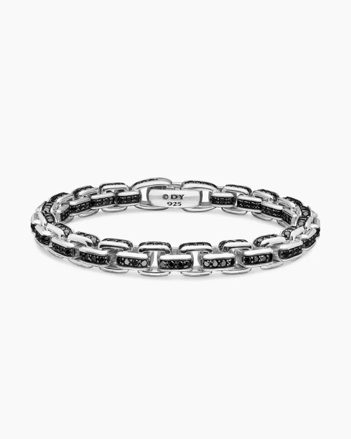 Mens Box Chain Bracelet In Sterling Silver 73mm Men David Yurman Chain