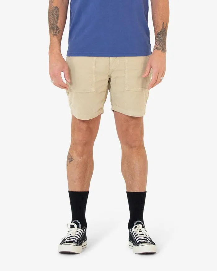 Mens Deus Ex Machina Shorts Tahoe Cord Short 8211 Safari Safari