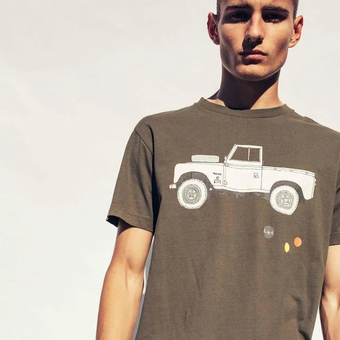 Mens Deus Ex Machina Tees Carby Landie Tee 8211 Forest Green Forest Green Mens Deus Ex Machina Tees Carby Landie Tee 8211 Forest Green Forest Green