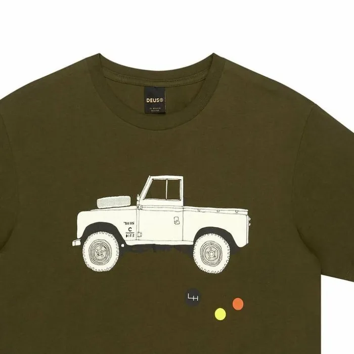 Mens Deus Ex Machina Tees Carby Landie Tee 8211 Forest Green Forest Green Mens Deus Ex Machina Tees Carby Landie Tee 8211 Forest Green Forest Green