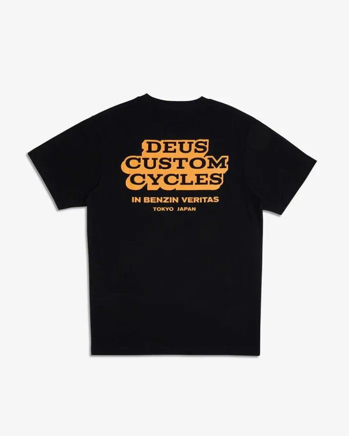 Mens Deus Ex Machina Tees Redline Tee 8211 Black Black Mens Deus Ex Machina Tees Redline Tee 8211 Black Black