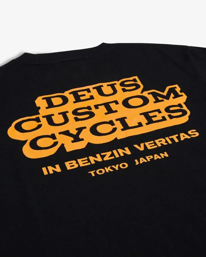 Mens Deus Ex Machina Tees Redline Tee 8211 Black Black Mens Deus Ex Machina Tees Redline Tee 8211 Black Black