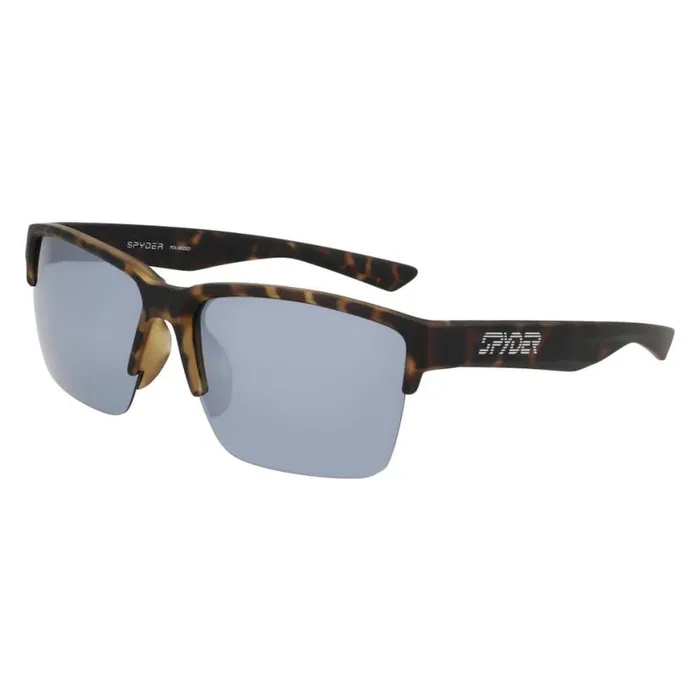 Mens SemiRim Square Sunglasses Tortoise Spyder Eyewear