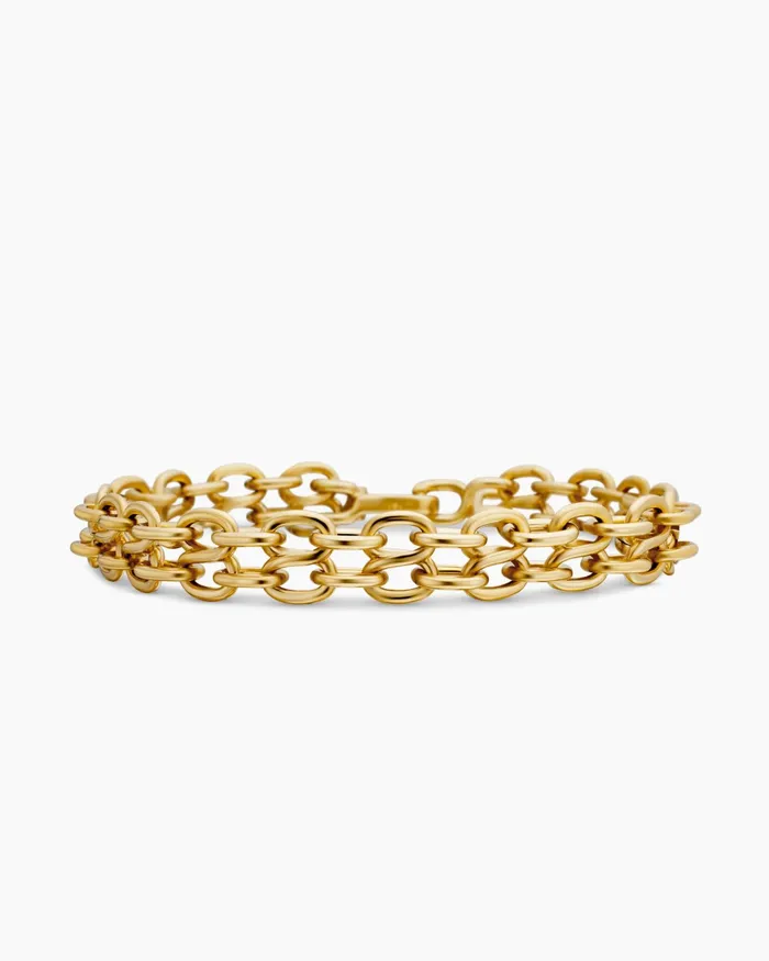 Mens Shipwreck Chain Bracelet In 18K Yellow Gold 10mm Men David Yurman Chain