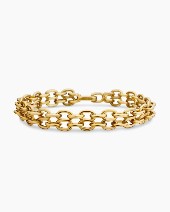 Mens Shipwreck Chain Bracelet In 18K Yellow Gold 10mm Men David Yurman Chain Mens Shipwreck Chain Bracelet In 18K Yellow Gold 10mm Men David Yurman Chain