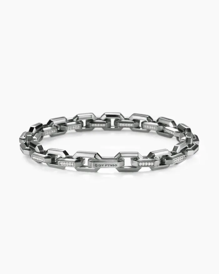 Mens Streamline Heirloom Chain Link Bracelet In Platinum 75mm Men David Yurman Chain Mens Streamline Heirloom Chain Link Bracelet In Platinum 75mm Men David Yurman Chain