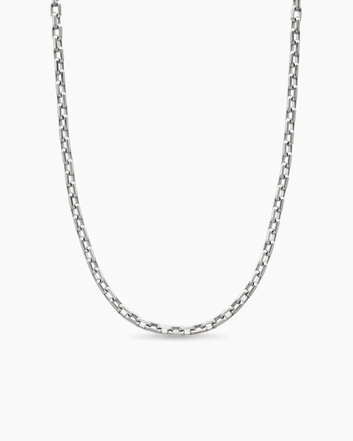 Mens Streamline Link Necklace In Sterling Silver 55mm Men David Yurman Chains