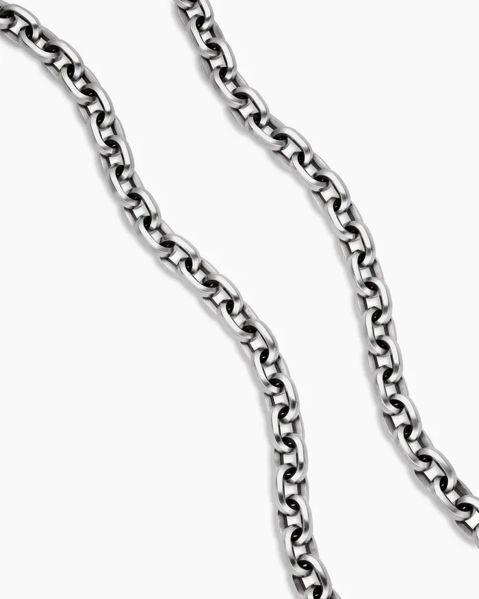 Mens Streamline Link Necklace In Sterling Silver 95mm Men David Yurman Chains Mens Streamline Link Necklace In Sterling Silver 95mm Men David Yurman Chains