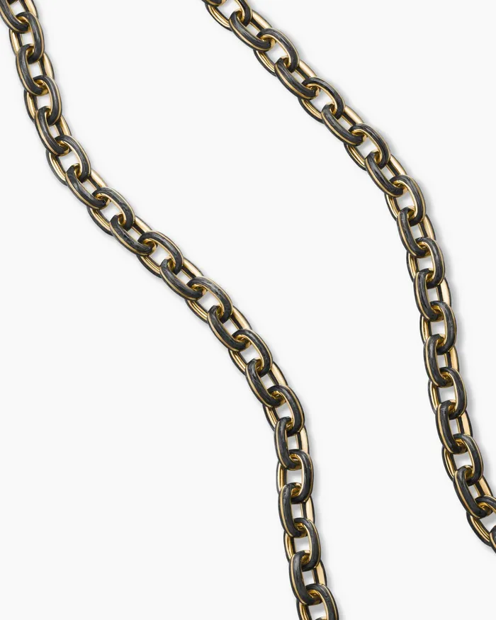 Mens Streamline Oval Link Necklace In 18K Yellow Gold 9mm Men David Yurman Chains Mens Streamline Oval Link Necklace In 18K Yellow Gold 9mm Men David Yurman Chains