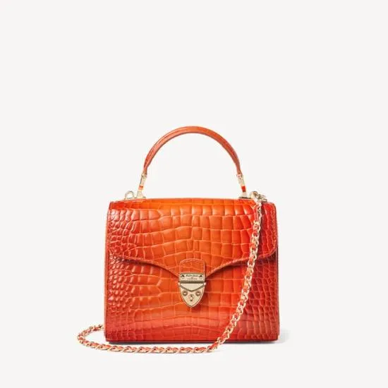 Midi Mayfair Bag Deep Shine Marmalade Ombre Croc Women Aspinal Of London Shoulder Midi Mayfair Bag Deep Shine Marmalade Ombre Croc Women Aspinal Of London Shoulder