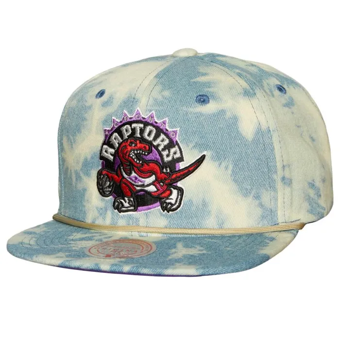 Mitchell and Ness Acid Wash Snapback HWC Toronto Raptors Men Hats and Headwear