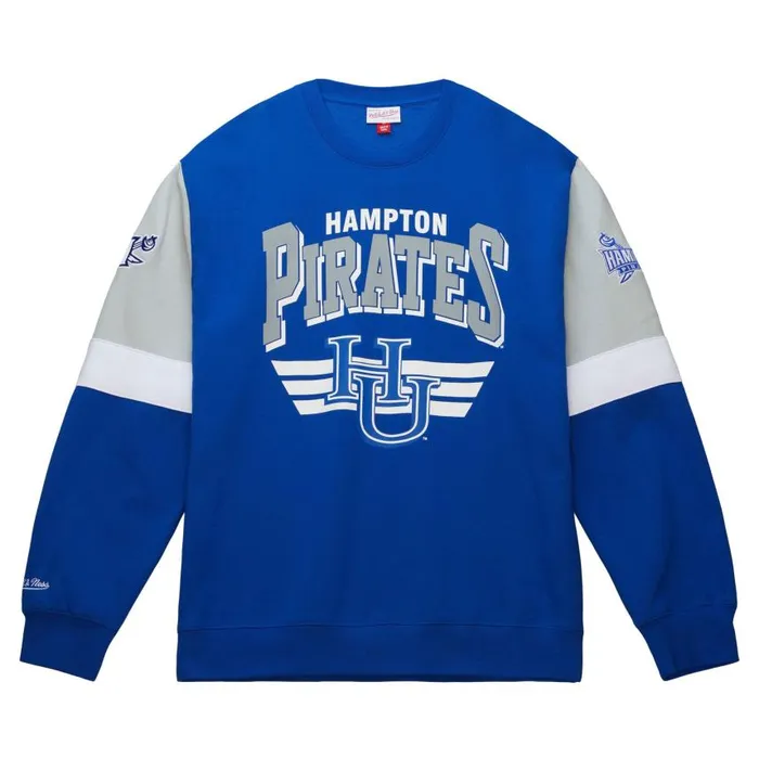 Mitchell and Ness All Over Crew 30 Hampton University Men Hoodies and Sweatshirts Mitchell and Ness All Over Crew 30 Hampton University Men Hoodies and Sweatshirts