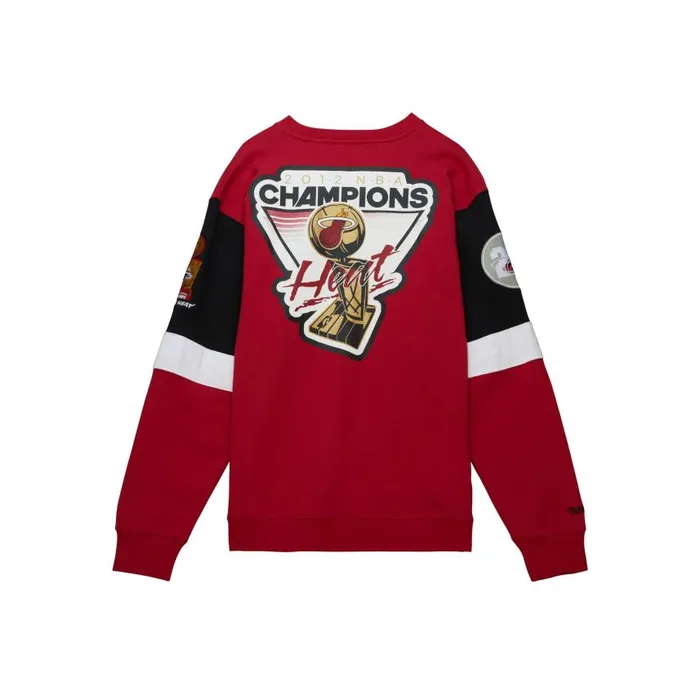 Mitchell and Ness All Over Crew 30 Miami Heat Men Hoodies and Sweatshirts Mitchell and Ness All Over Crew 30 Miami Heat Men Hoodies and Sweatshirts