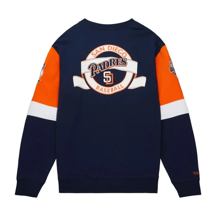 Mitchell and Ness All Over Crew 30 San Diego Padres Men Hoodies and Sweatshirts Mitchell and Ness All Over Crew 30 San Diego Padres Men Hoodies and Sweatshirts