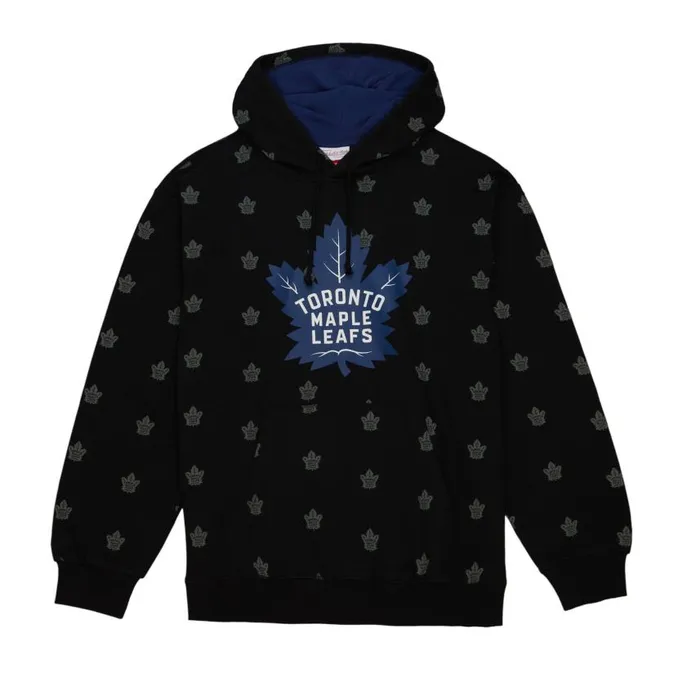 Mitchell and Ness AOP Fleece Hoodie Toronto Maple Leafs Men Hoodies and Sweatshirts Mitchell and Ness AOP Fleece Hoodie Toronto Maple Leafs Men Hoodies and Sweatshirts