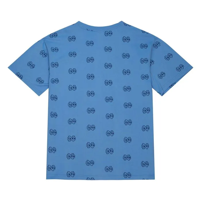 Mitchell and Ness AOP SS Top University Of North Carolina Men TShirts and Tops Mitchell and Ness AOP SS Top University Of North Carolina Men TShirts and Tops