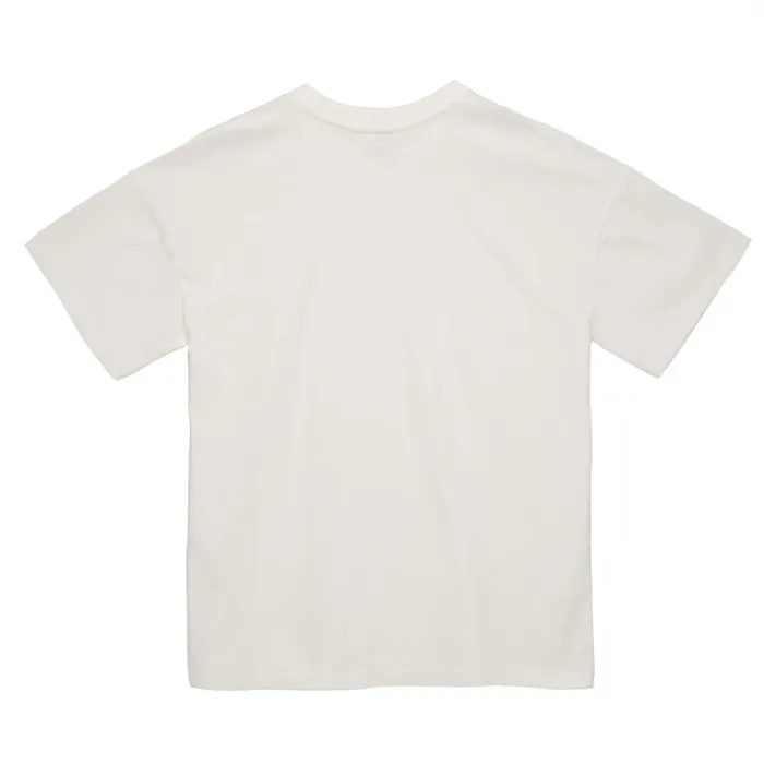 Mitchell and Ness Arched Logo Lockup Slub Tee University Of Utah Men TShirts and Tops