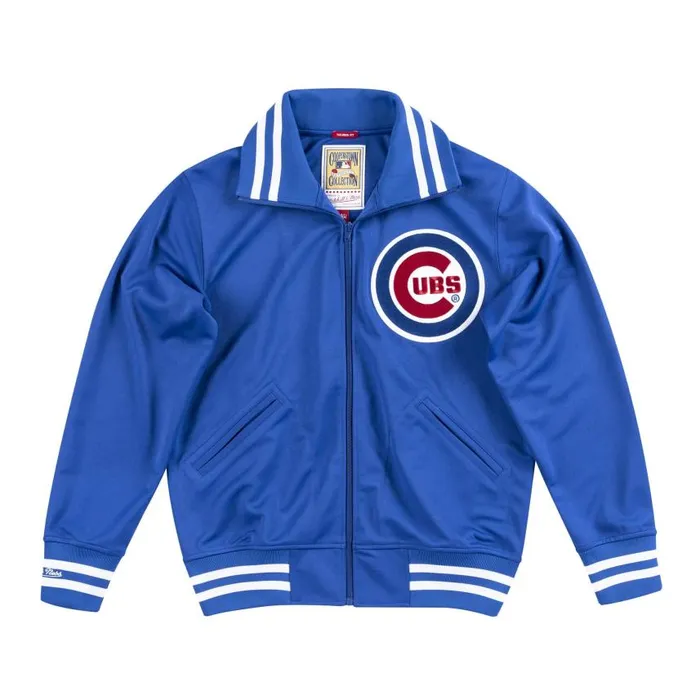 Mitchell and Ness Authentic BP Jacket Chicago Cubs 1982 Men Jackets and Outerwear Mitchell and Ness Authentic BP Jacket Chicago Cubs 1982 Men Jackets and Outerwear