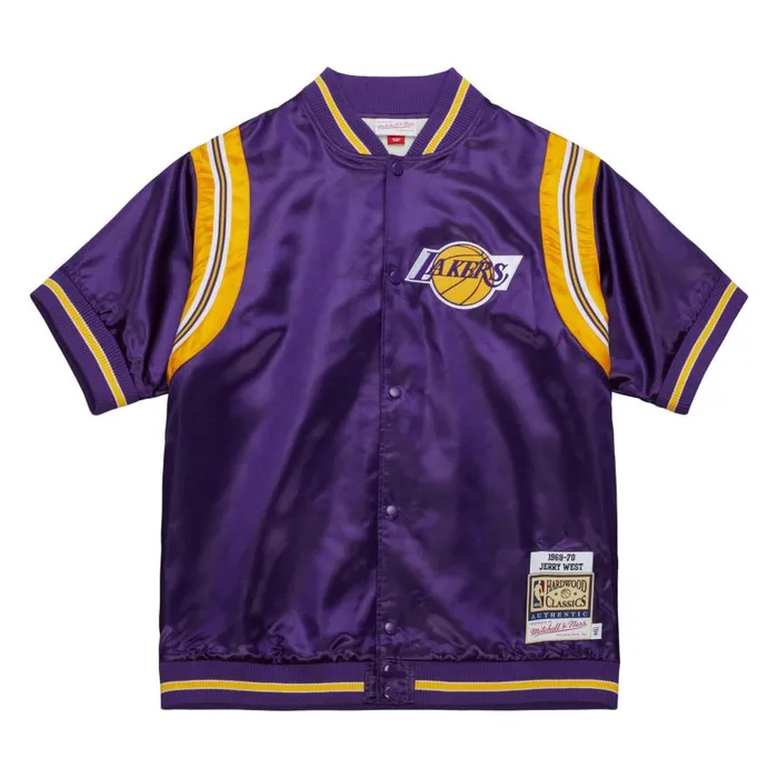 Mitchell and Ness Authentic Jerry West Los Angeles Lakers 196970 Shooting Shirt Men Jackets and Outerwear Mitchell and Ness Authentic Jerry West Los Angeles Lakers 196970 Shooting Shirt Men Jackets and Outerwear
