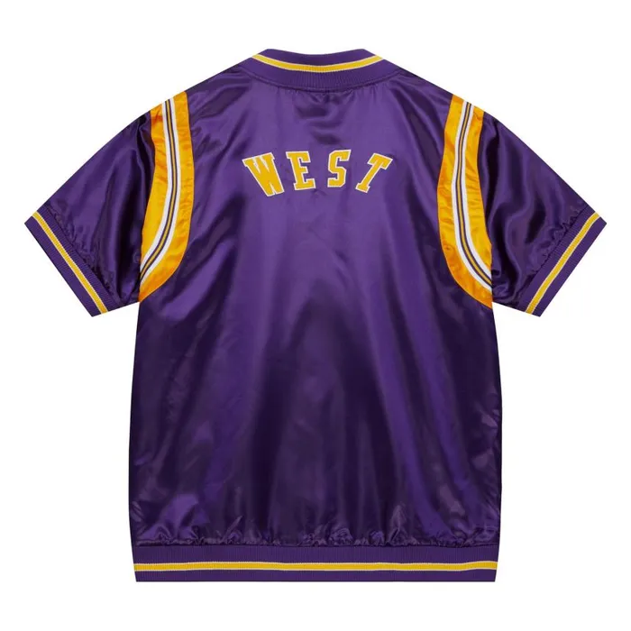 Mitchell and Ness Authentic Jerry West Los Angeles Lakers 196970 Shooting Shirt Men Jackets and Outerwear