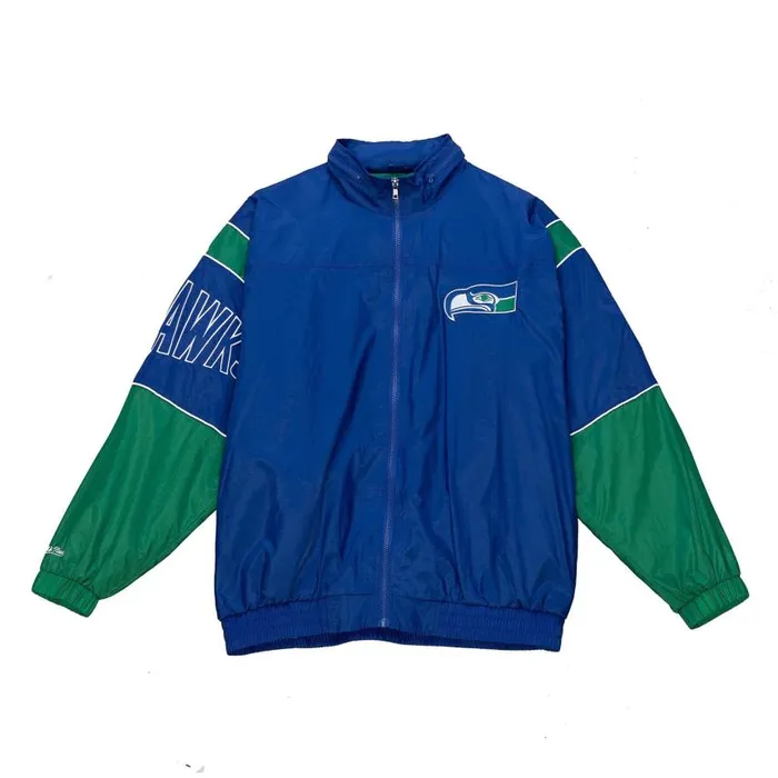 Mitchell and Ness Authentic Sideline Jacket Seattle Seahawks Men Jackets and Outerwear Mitchell and Ness Authentic Sideline Jacket Seattle Seahawks Men Jackets and Outerwear