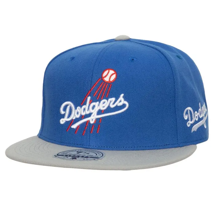 Mitchell and Ness Bases Loaded Fitted Coop Los Angeles Dodgers Men Hats and Headwear Mitchell and Ness Bases Loaded Fitted Coop Los Angeles Dodgers Men Hats and Headwear