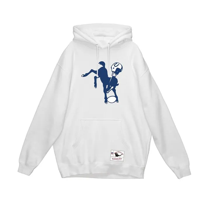Mitchell and Ness Basic Logo 1 Hoodie Indianapolis Colts Men Hoodies and Sweatshirts Mitchell and Ness Basic Logo 1 Hoodie Indianapolis Colts Men Hoodies and Sweatshirts