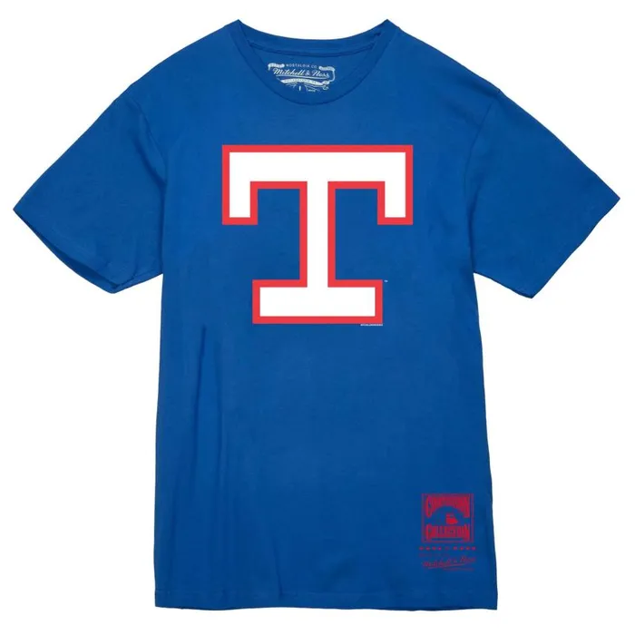 Mitchell and Ness Basic Logo 3 Tee Texas Rangers Men TShirts and Tops