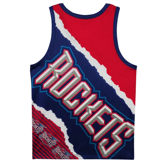 Mitchell and Ness Big Face Jumbotron Mesh Tank Houston Rockets Kids TShirts and Tops Mitchell and Ness Big Face Jumbotron Mesh Tank Houston Rockets Kids TShirts and Tops
