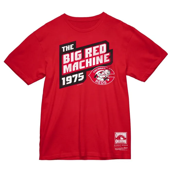 Mitchell and Ness Big Red Machine Tee Cincinnati Reds Men TShirts and Tops