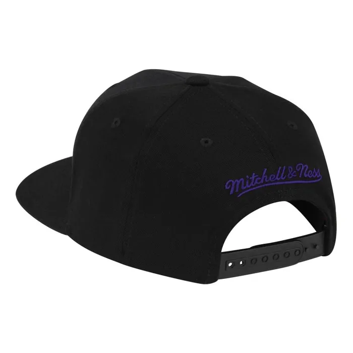 Mitchell and Ness Black Dip Down Snapback HWC Los Angeles Lakers Men Hats and Headwear Mitchell and Ness Black Dip Down Snapback HWC Los Angeles Lakers Men Hats and Headwear