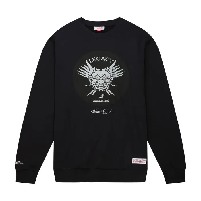Mitchell and Ness Branded Bruce Lee Legacy Crewneck Men Hoodies and Sweatshirts Mitchell and Ness Branded Bruce Lee Legacy Crewneck Men Hoodies and Sweatshirts