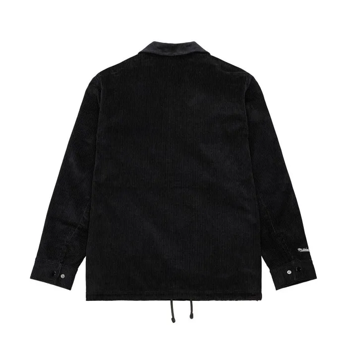 Mitchell and Ness Branded MandN Interlock Corduroy Coaches Jacket Men Jackets and Outerwear Mitchell and Ness Branded MandN Interlock Corduroy Coaches Jacket Men Jackets and Outerwear