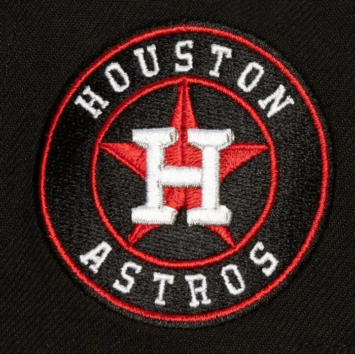 Mitchell and Ness Bred Pro Snapback Houston Astros Men Hats and Headwear Mitchell and Ness Bred Pro Snapback Houston Astros Men Hats and Headwear