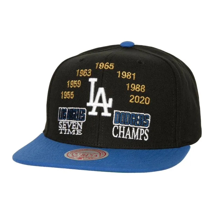 Mitchell and Ness Champ Is Here Snapback Los Angeles Dodgers Men Hats and Headwear Mitchell and Ness Champ Is Here Snapback Los Angeles Dodgers Men Hats and Headwear