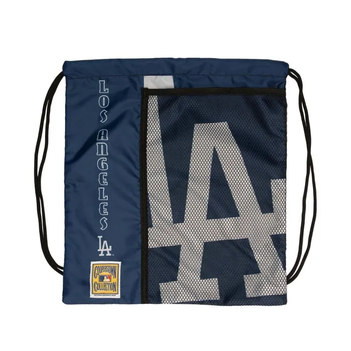 Mitchell and Ness Cinch Bag Los Angeles Dodgers Men Bags and Backpacks