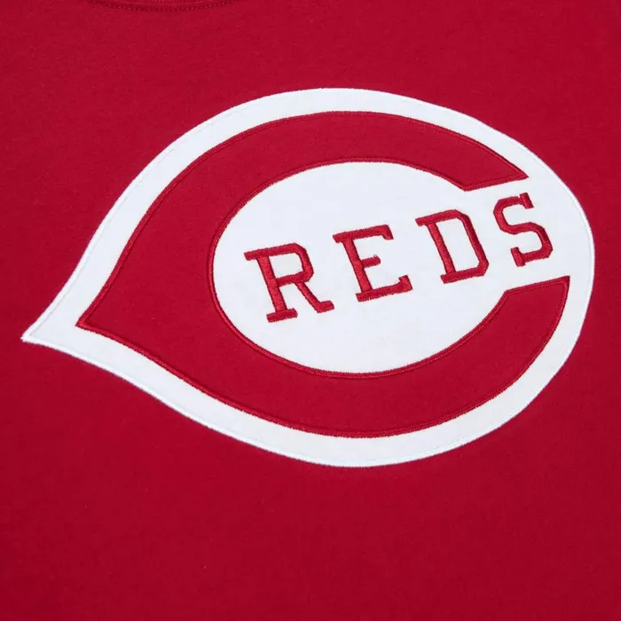 Mitchell and Ness Color Blocked SS Tee Cincinnati Reds Men TShirts and Tops Mitchell and Ness Color Blocked SS Tee Cincinnati Reds Men TShirts and Tops