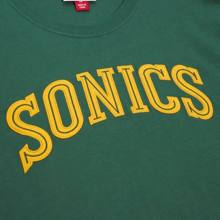 Mitchell and Ness Color Blocked SS Tee Seattle Supersonics Men TShirts and Tops Mitchell and Ness Color Blocked SS Tee Seattle Supersonics Men TShirts and Tops