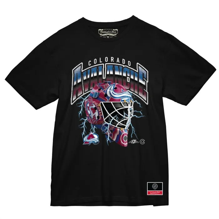 Mitchell and Ness Crease Lightning Tee Colorado Avalanche Men TShirts and Tops Mitchell and Ness Crease Lightning Tee Colorado Avalanche Men TShirts and Tops