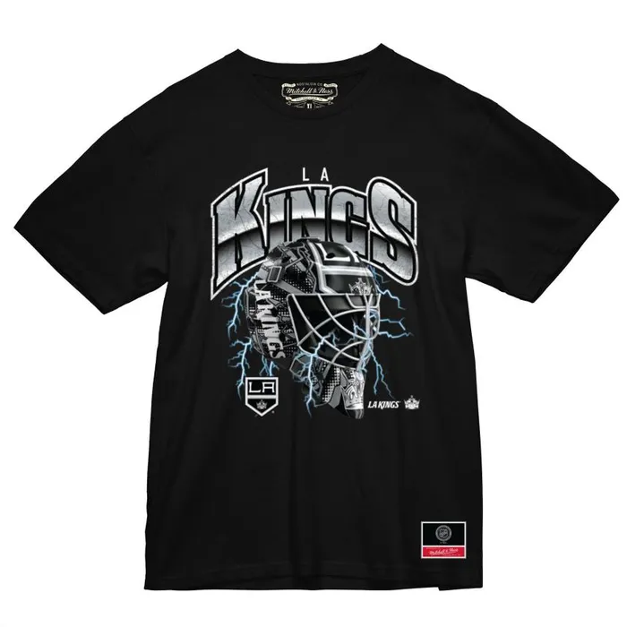 Mitchell and Ness Crease Lightning Tee Los Angeles Kings Men TShirts and Tops Mitchell and Ness Crease Lightning Tee Los Angeles Kings Men TShirts and Tops