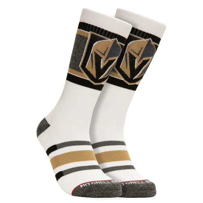 Mitchell and Ness Cross Bar Crew Socks Vegas Golden Knights Men Socks