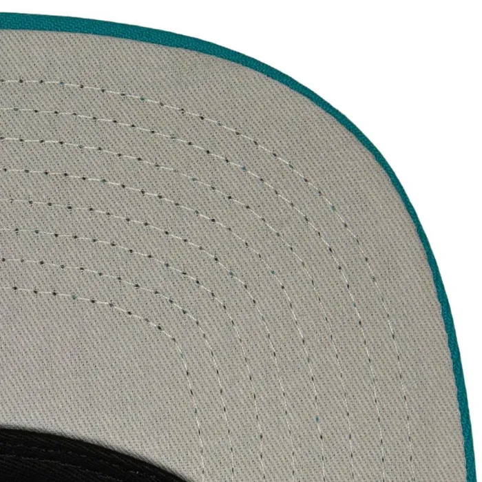 Mitchell and Ness Cross Check Snapback HWC Charlotte Hornets Men Hats and Headwear Mitchell and Ness Cross Check Snapback HWC Charlotte Hornets Men Hats and Headwear