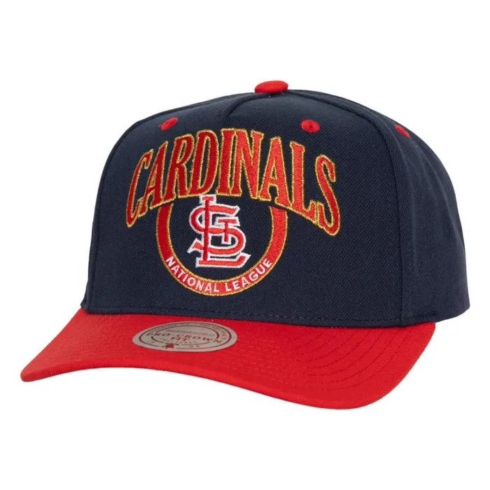 Mitchell and Ness Crown Jewels Pro Snapback Coop St Louis Cardinals Men Hats and Headwear Mitchell and Ness Crown Jewels Pro Snapback Coop St Louis Cardinals Men Hats and Headwear