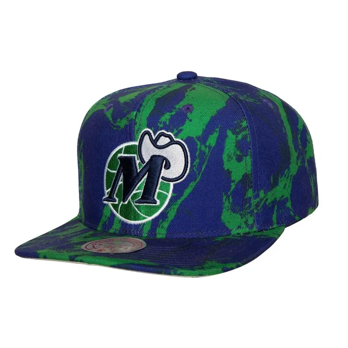 Mitchell and Ness Down For All Snapback HWC Dallas Mavericks Men Hats and Headwear Mitchell and Ness Down For All Snapback HWC Dallas Mavericks Men Hats and Headwear