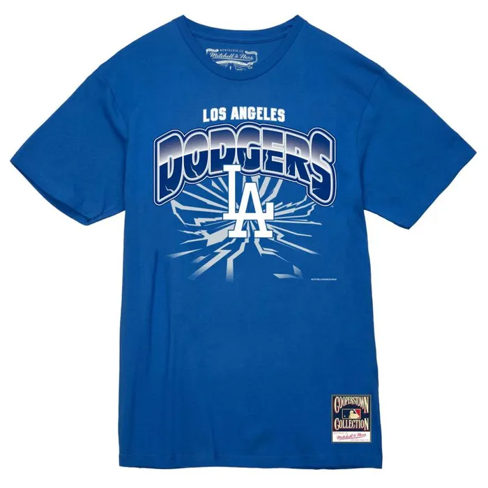 Mitchell and Ness Earthquake Tee Los Angeles Dodgers Men TShirts and Tops
