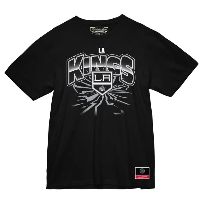 Mitchell and Ness Earthquake Tee Los Angeles Kings Men TShirts and Tops
