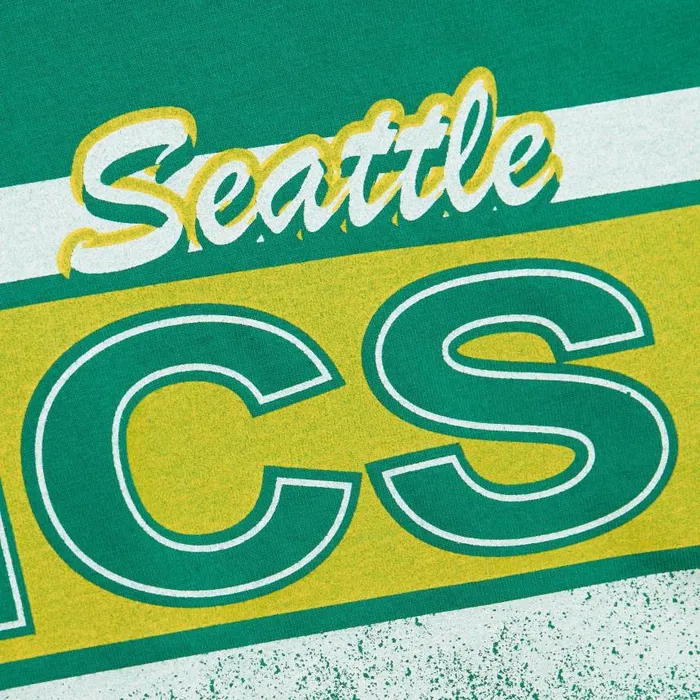 Mitchell and Ness Fashion Oversized SS Tee Vintage Logo Seattle Supersonics Men TShirts and Tops Mitchell and Ness Fashion Oversized SS Tee Vintage Logo Seattle Supersonics Men TShirts and Tops